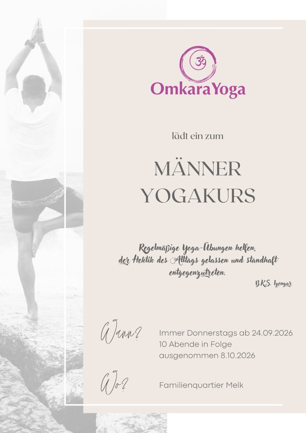 Männeryoga in Melk